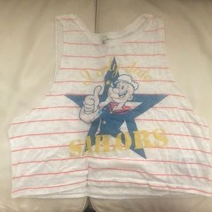 Forever 21 (I Love H81) crop top, size US medium